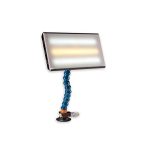 پنل نور صافکاری همراه با پایه قاپکی پمپی