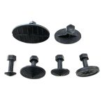 سری چسبی تگرگ کش 6 پارچه صافکاری بدون رنگ نوین