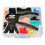 انبر قری کش صافکاری همراه با 24 سری چسبی استارکلیپس با طراحی MEC