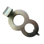 قلاب فلزی نگهدارنده میله صافکاری مدل دو حالته