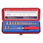 جعبه بکس 17 پارچه درایو 1/4 جنیوس GENIUS مدل GS-217M