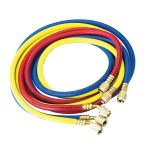 شیلنگ شارژ گاز کولر خودرو 3 عددی 180 سانتی متری مدل 12013