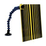 آینه رفلکتور صافکاری زرد خطی همراه با پایه متصل به بدنه خودرو مدل 10199