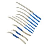 یراق فنری 10 عددی یک سانتی متری صافکاری آبی مدل YRQF-180