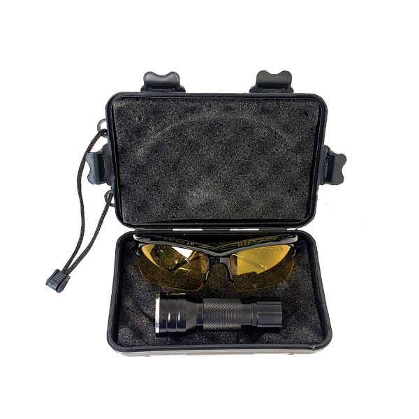 نشت گیر گاز کولر خودور همراه با عینک و چراغ مدل 12030