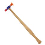 چکش دسته چوبی دو سر ژله ای صافکاری بدون رنگ پی دی آر مدل EF-10381