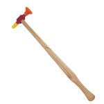 چکش دسته چوبی دو سر ژله ای صافکاری بدون رنگ پی دی آر مدل CD-10381